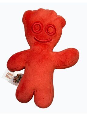 Sour Patch Kids Red Plush Toy 7" Soft Polyester Fiber Surface Washable